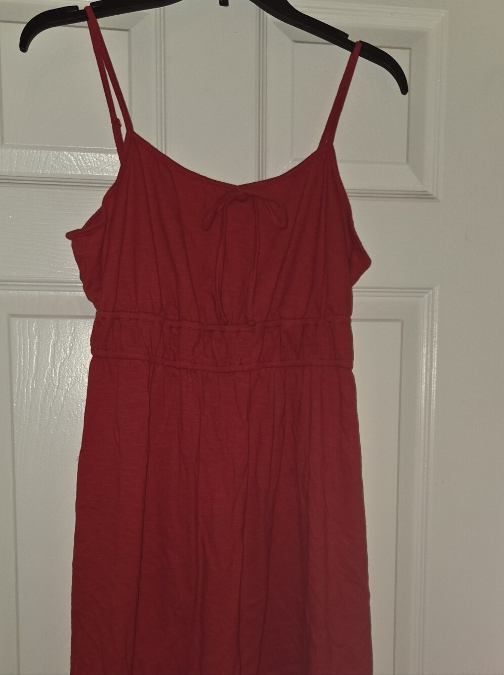 Y2K Red Spaghetti Strap Mini Dress - Picture 3 of 4